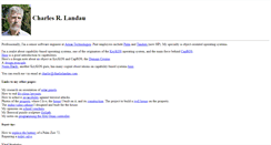 Desktop Screenshot of charlielandau.com