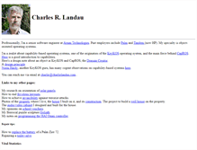 Tablet Screenshot of charlielandau.com